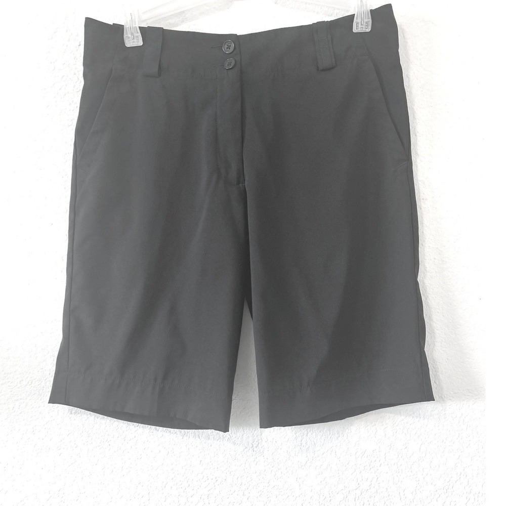 Nike Golf Fit Dry Black Performance Shorts Womens Size 4P